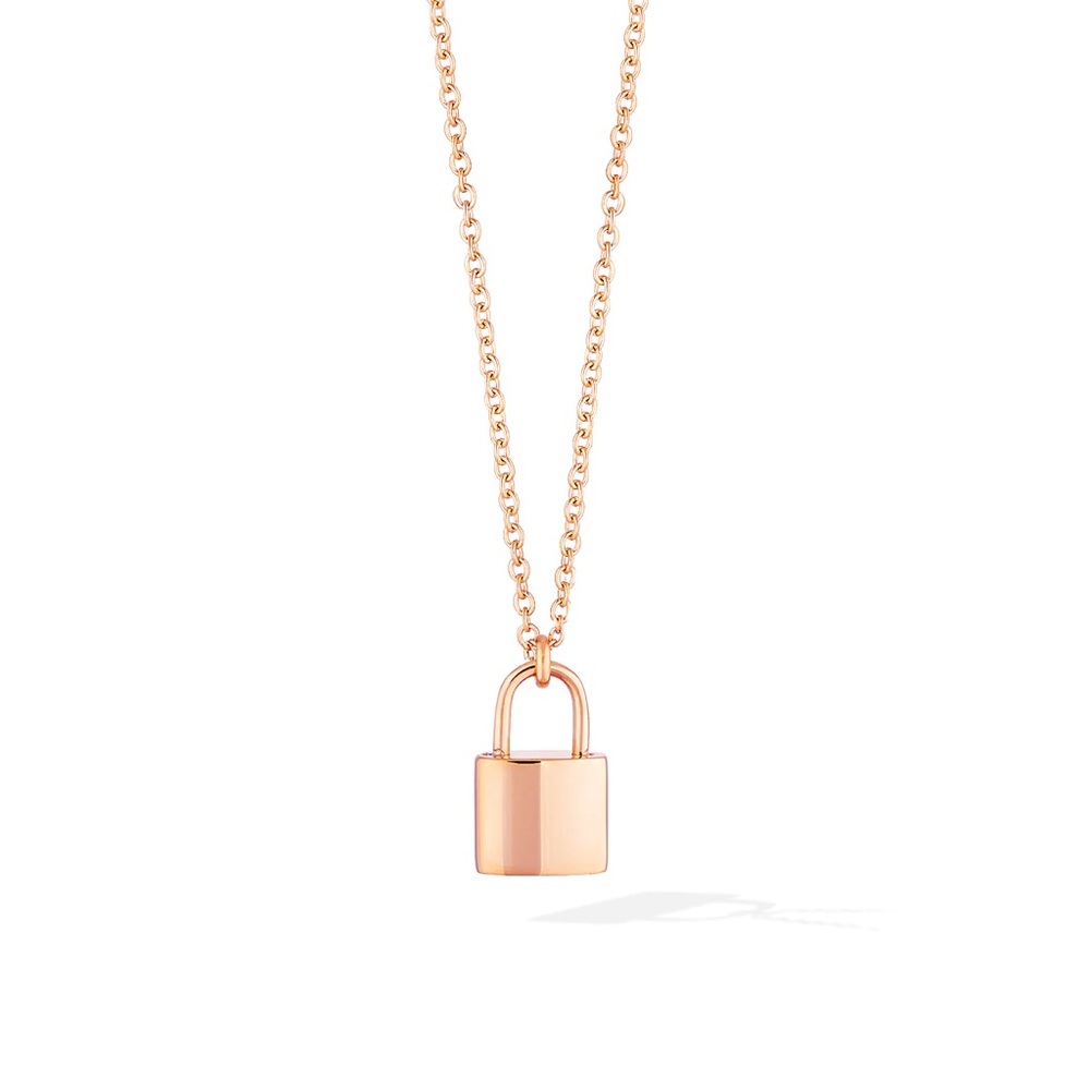 MANOR PADLOCK MEDALLION NECKLACE